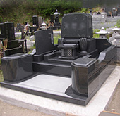 和型洋型墓石施工例015