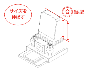 墓石CADデザイン後