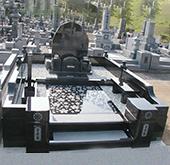 和型洋型墓石施工例019