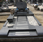 和型洋型墓石施工例022