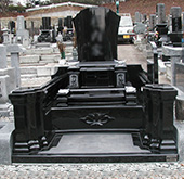 和型洋型墓石施工例032
