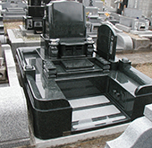 和型洋型墓石施工例057