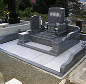 和型洋型墓石施工例064