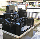 和型洋型墓石施工例066