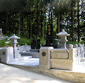 和型洋型墓石施工例068