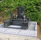 和型洋型墓石施工例078