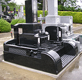 和型洋型墓石施工例074