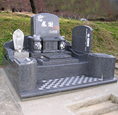 和型洋型墓石施工例079