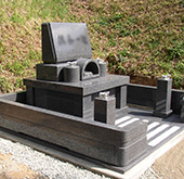 和型洋型墓石施工例081