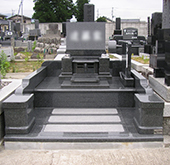 和型洋型墓石施工例083