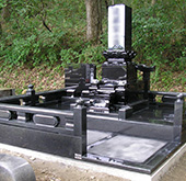 和型洋型墓石施工例084