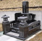 和型洋型墓石施工例092